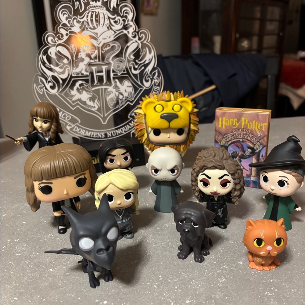 Harry Potter Figurines Set with night light